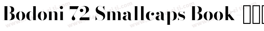 Bodoni 72 Smallcaps Book字体转换